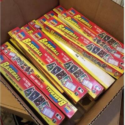 1991 TOPPS Micro Picture Card Lot of 18 Baseball Sets.