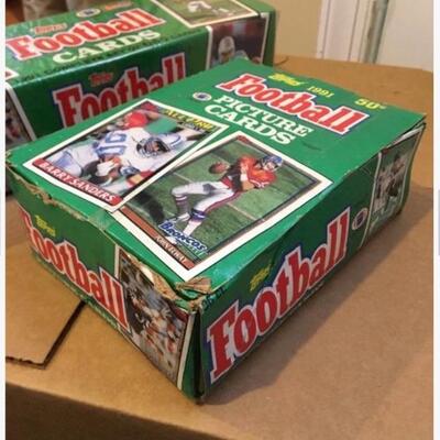 TOPPS 1992 Lot of 2 Complete Sets Unopened Football Cards