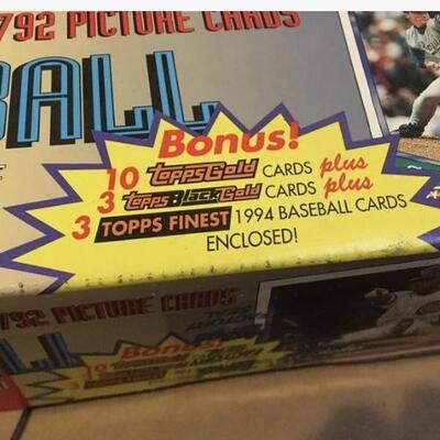 Pair of TOPPS 1994 Series 1 & 2 Complete Sets Unopened 1500+ Baseball Cards