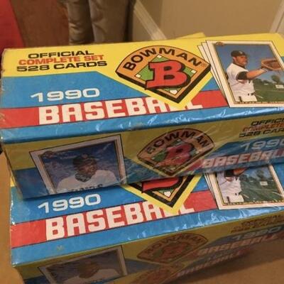 1990 BOWMAN Lot of 5 Complete Sets Unopened 2500+ Baseball Cards