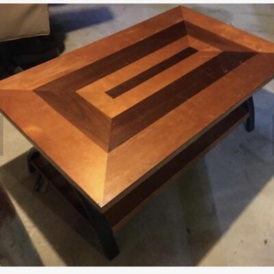 Wood Rectangle Table 47.75w x 28.75d x 19.5h