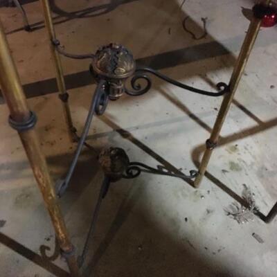 Massive 6 foot Tall Antique Metal Bird Cage
