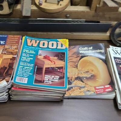 Lot 2G: Wood Lathe & Wood Working Magazines. 