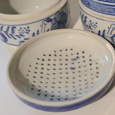 Lot 89: Blue and White Home Decor (Two's Company and More)