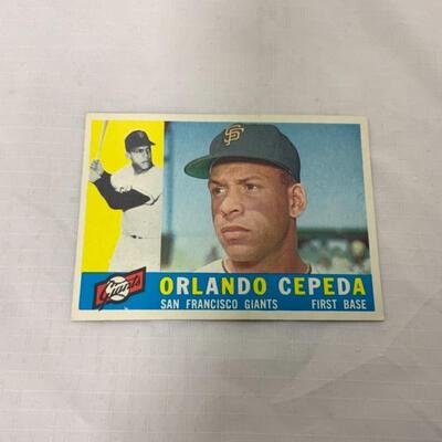 -15- CEPEDA | 1960 TOPPS Card #450 | Giants | Excellent