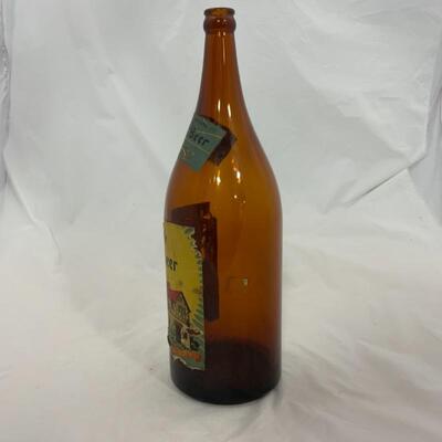 -23- VINTAGE | Old Style Picnic Beer | Amber Bottle