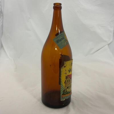 -23- VINTAGE | Old Style Picnic Beer | Amber Bottle