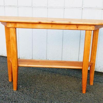 Lot #14 Solid Wood Console Table