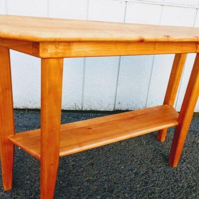 Lot #14 Solid Wood Console Table