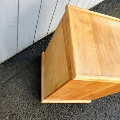 Lot #15 Solid Wood Office Cabinet w/ File Drawer