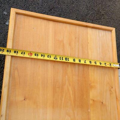 Lot #15 Solid Wood Office Cabinet w/ File Drawer