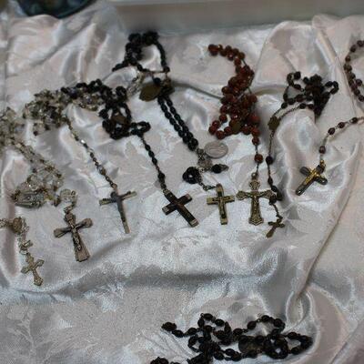 vintage Rosary lot