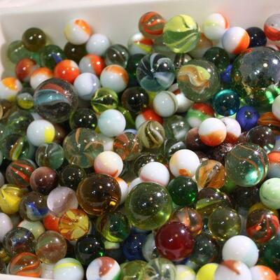 Mixed vintage lot marbles 