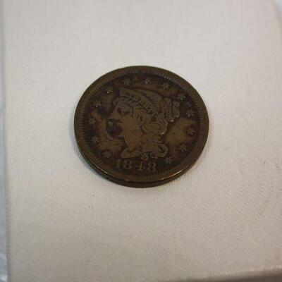 1848 Large One Cent 