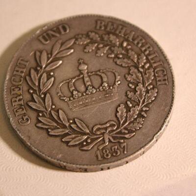 1837 Bavarian Thaler Bayern 