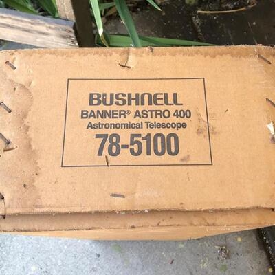 Lot 167 Bushnell Banner Astro 400 Telescope Model 78-5100