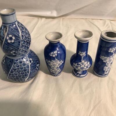 Set of bud vases