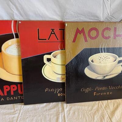 Coffee shop prints