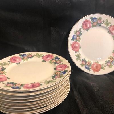 Vintage luncheon plates