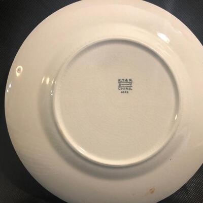 Vintage luncheon plates