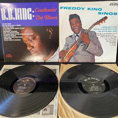Lot 134: BB King and Freddy King Albums