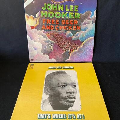 Lot 136: Vintage John Lee Hooker Albums