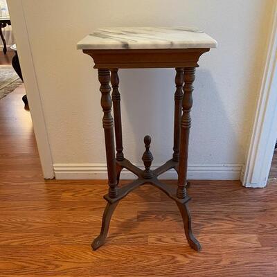 Marble pedestal stand