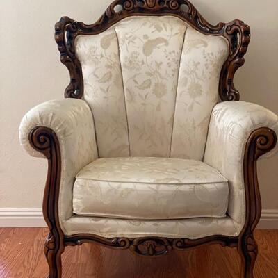 Traditional Victorian Rosewood HIback chair