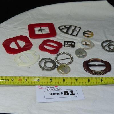 Vintage Belt Clips Lot #88