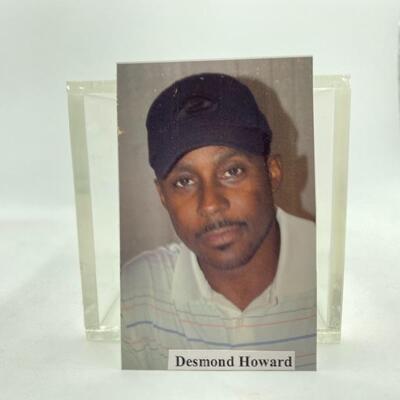 Autographed Desmond Howard Football Photo