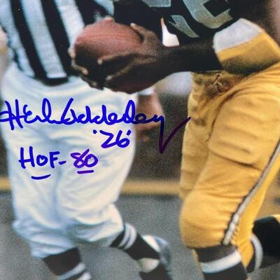 Autographed Herb Adderley Football Photo.