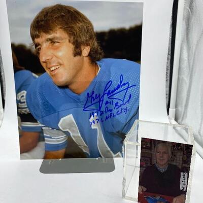 Autographed GREG LANDRY 8x10 Detroit Lions photo