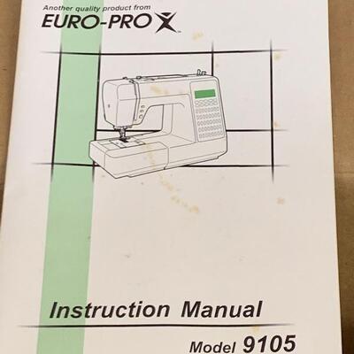 Euro-Pro 9105 Programmable Sewing Machine - New In Box 
