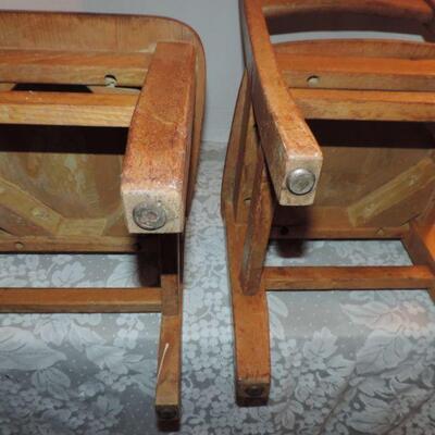 VINTAGE WOODEN CHILD CHAIRS