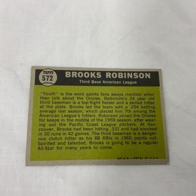 -33- ROBINSON | 1961 TOPPS Card #572 | All Star Card | Excellent!