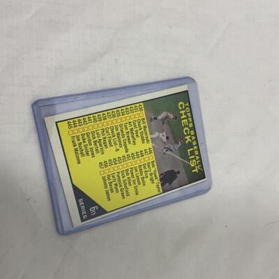-36- TOPPS Baseball | 6th Series Check List | Unused | Excellent!