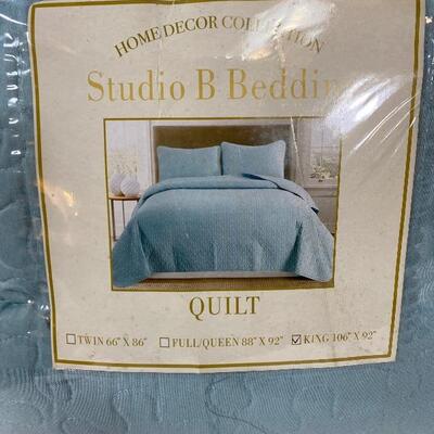 King Quilt - Blue New in a package 