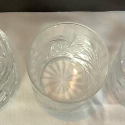 2221 Vintage Pink Pressed Glass Ice Bucket Glass Vase Cut Crystal 