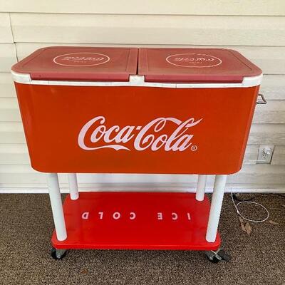 Coca-Cola Rolling Cooler
