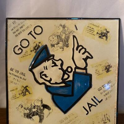  Monopoly Police Officer Wall Hanging 
