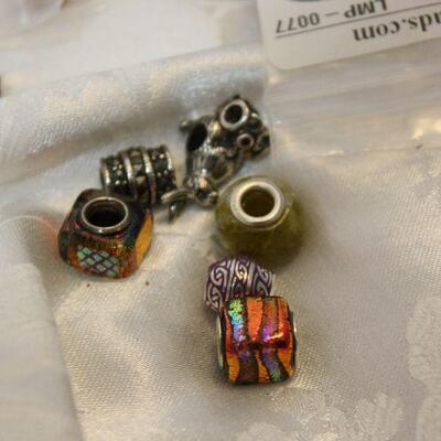 Quality beads! Strands, loose, Lapis, Malichite, Agate, Sterling, Carnelian, Artwork, Glass, Wedding Cake
