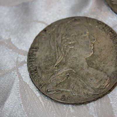 3 1780 Maria Theresa Thaler coins Austria