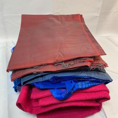 Lot of Vintage Fabric Material 