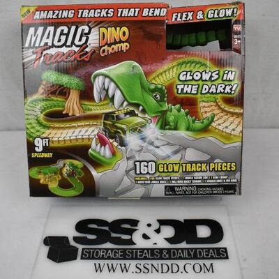 As Seen on TV Magic Tracks Dino Chomp: Missing Car, Stand for Vines, & Fun Guide