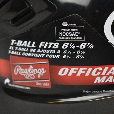 Rawlings Coolflo T Ball Batting Helmet. Size 6 1/4 - 6 7/8. Slightly Scuffed