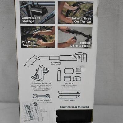 Schwinn Bike Seat Pack with Repair Tools - Black. Missing wrench & mini-tool