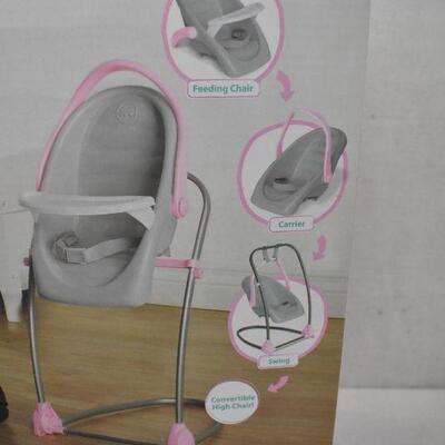 Perfectly Cute Nursery Set for Dolls: Stroller, Carrier, Chair, Crib, incomplete