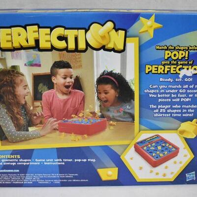 Perfection Board Game. Used. Complete. Works