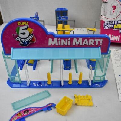 5 Surprise Mini Brands! Mini Mart: Missing 4 minis & other pieces. See photos