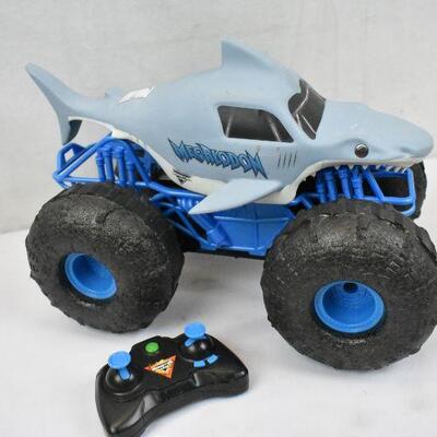 Megalodon R/C Monster Jam, with remote. Used